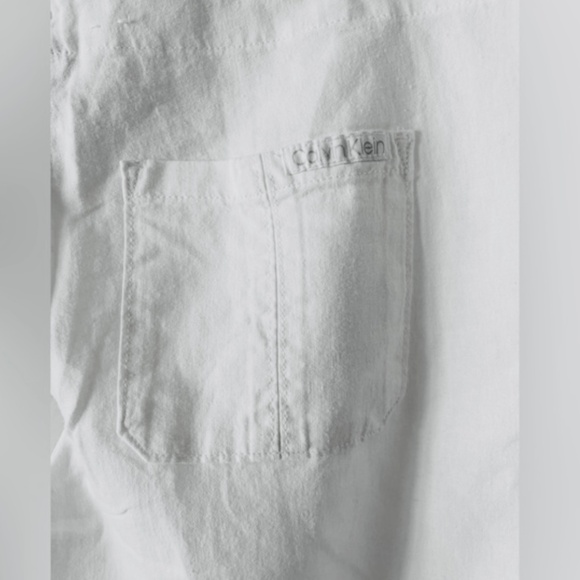Calvin Klein Linen Blend Pants - Picture 4 of 5